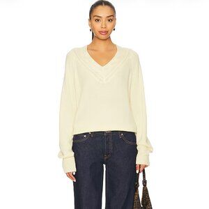 Guest in Residence The Varsity V Sweater XS - New with Tags, Yellow